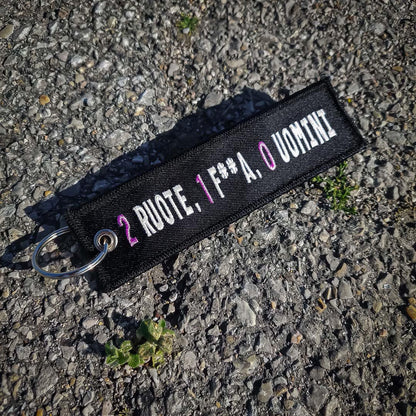 Portachiavi - 2 Ruote, 1 F**A, 0 Uomini